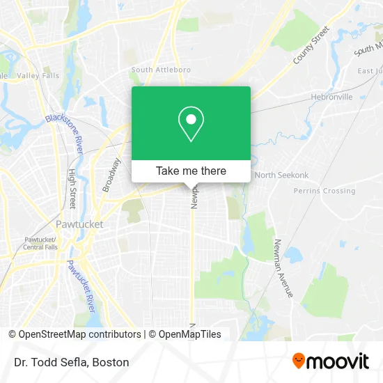 Dr. Todd Sefla map