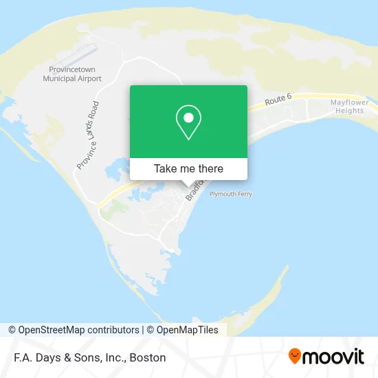 F.A. Days & Sons, Inc. map