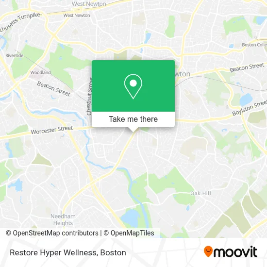 Restore Hyper Wellness map