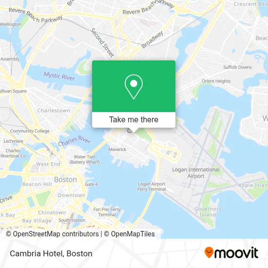 Cambria Hotel map