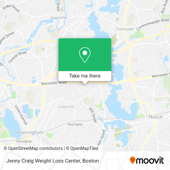 Jenny Craig Weight Loss Center map