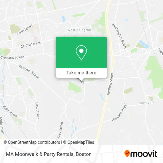MA Moonwalk & Party Rentals map