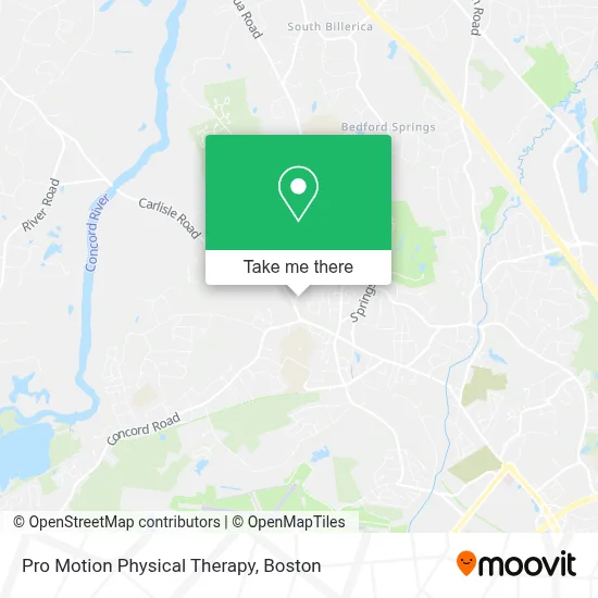 Pro Motion Physical Therapy map