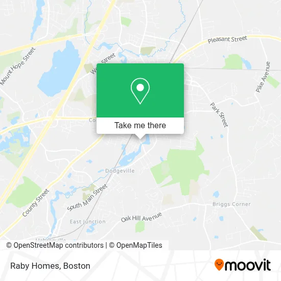 Raby Homes map