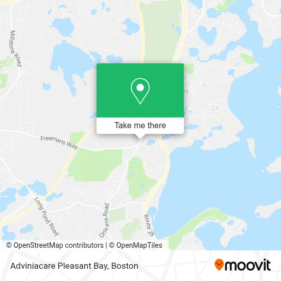 Adviniacare Pleasant Bay map