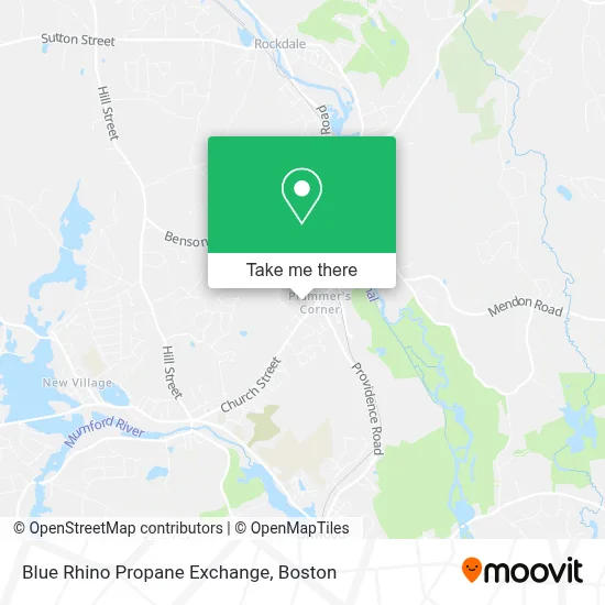 Blue Rhino Propane Exchange map