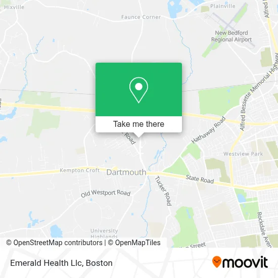 Emerald Health Llc map