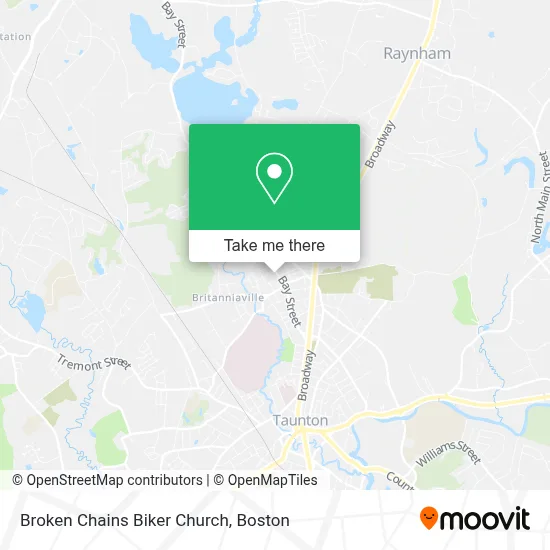 Broken Chains Biker Church map