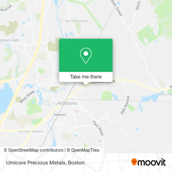 Umicore Precious Metals map