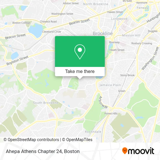 Ahepa Athens Chapter 24 map