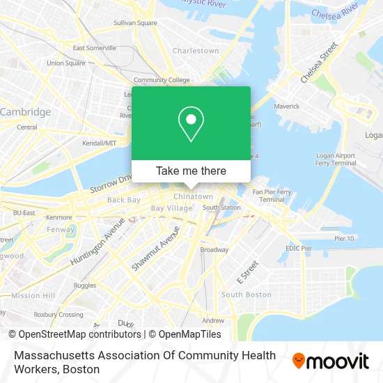 Massachusetts Association Of Community Health Workers map