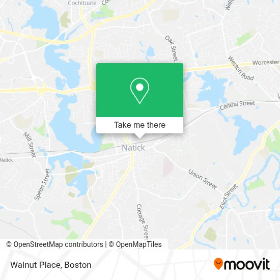 Walnut Place map