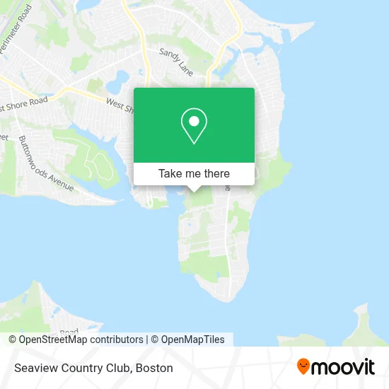 Seaview Country Club map