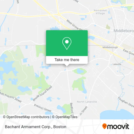 Bachant Armament Corp. map