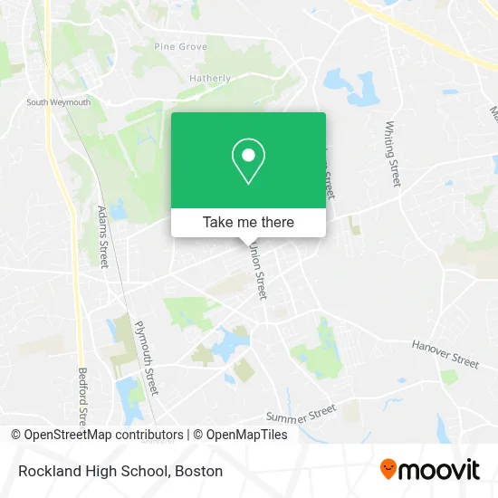 Rockland High School map