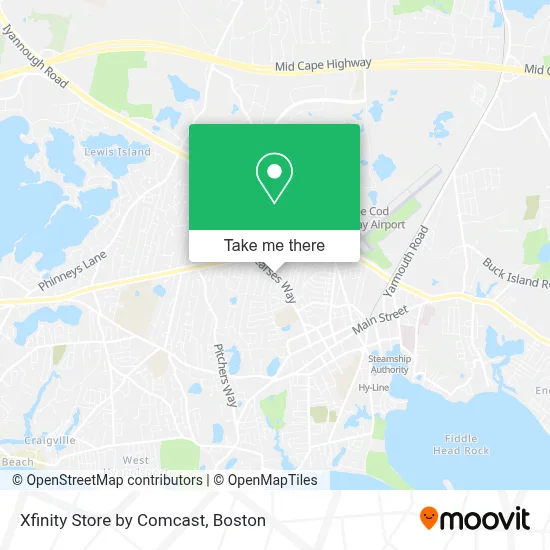 Xfinity Store by Comcast map