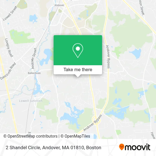 2 Shandel Circle, Andover, MA 01810 map