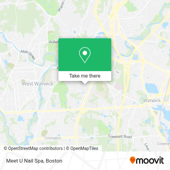 Meet U Nail Spa map