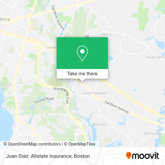 Juan Diaz: Allstate Insurance map
