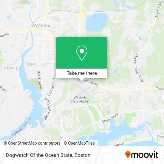 Dogwatch Of the Ocean State map