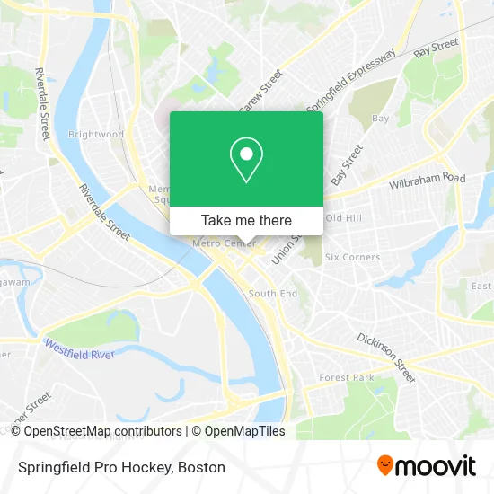 Springfield Pro Hockey map