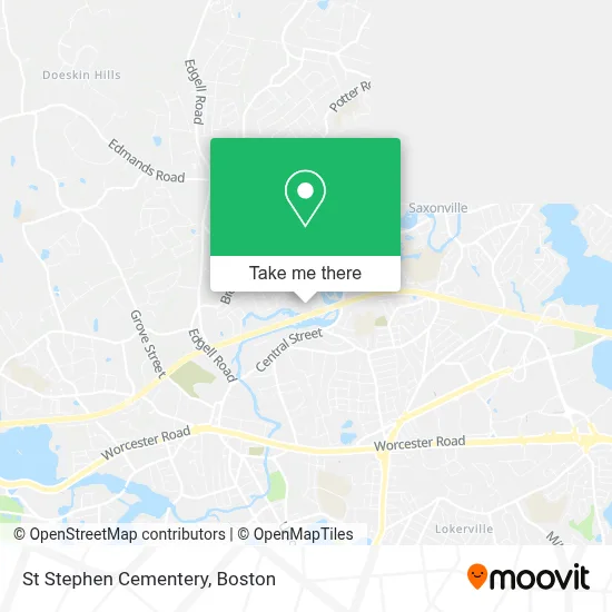 St Stephen Cementery map