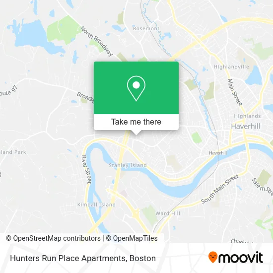 Hunters Run Place Apartments map