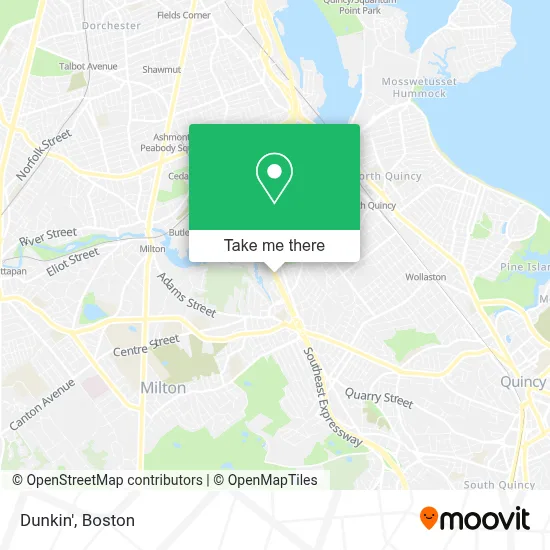 Dunkin' map