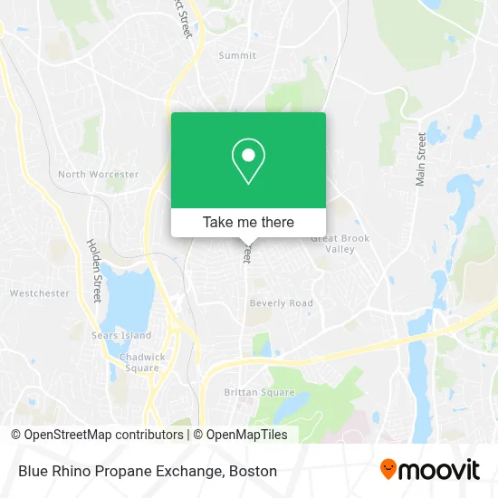 Blue Rhino Propane Exchange map