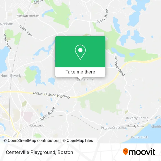 Centerville Playground map