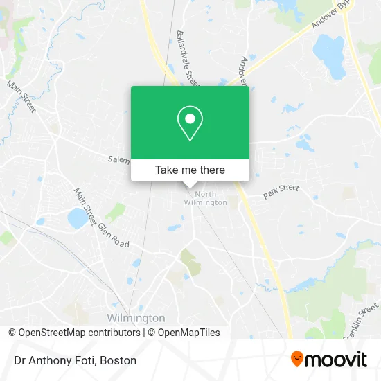 Dr Anthony Foti map