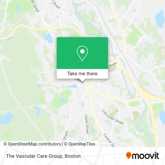 The Vascular Care Group map