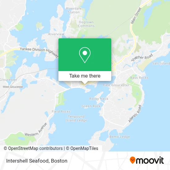 Intershell Seafood map