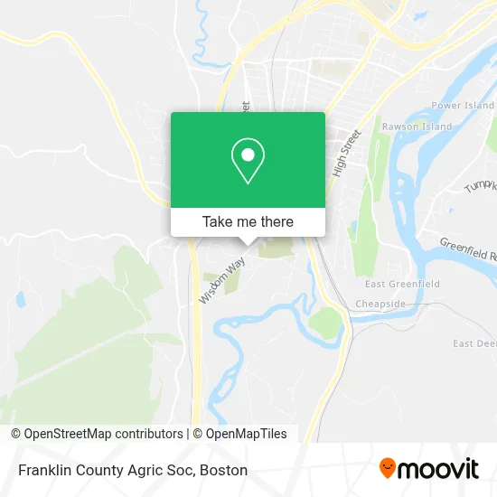 Franklin County Agric Soc map