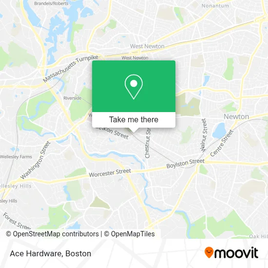Ace Hardware map