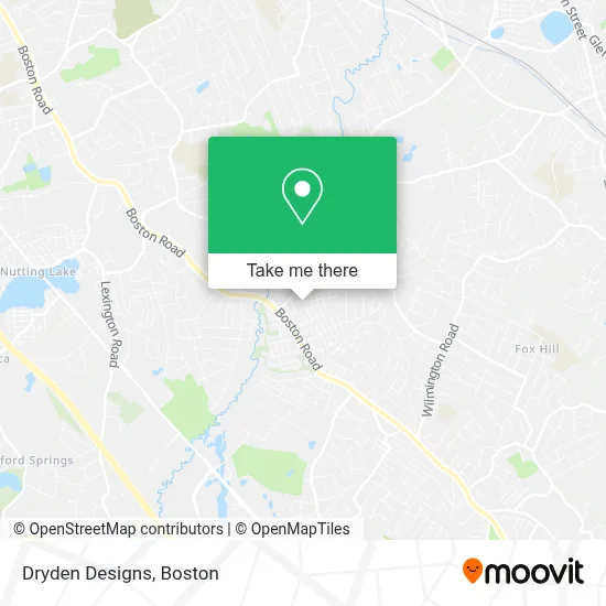 Dryden Designs map