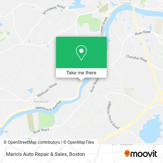 Mario's Auto Repair & Sales map
