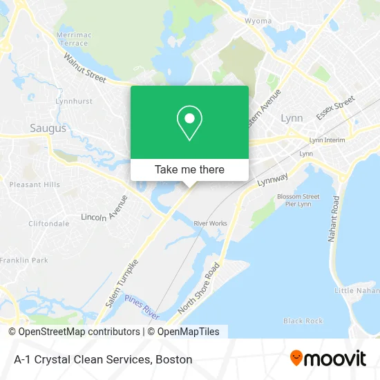 A-1 Crystal Clean Services map