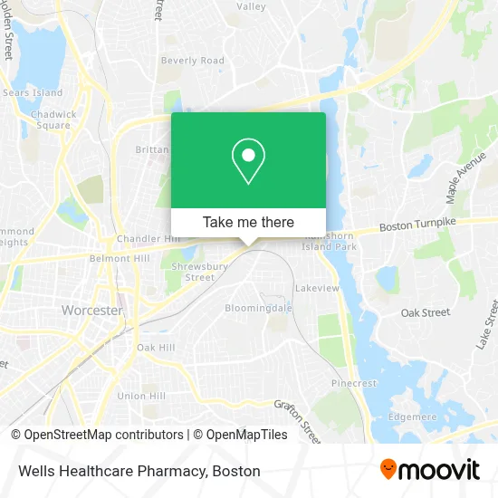 Wells Healthcare Pharmacy map