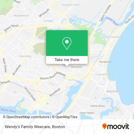 Wendy's Family Weecare map