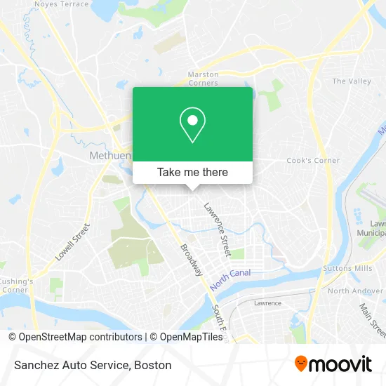 Sanchez Auto Service map