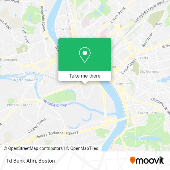 Td Bank Atm map
