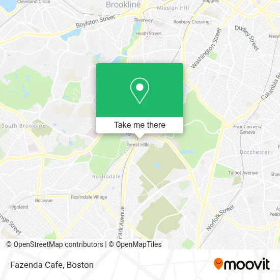 Fazenda Cafe map