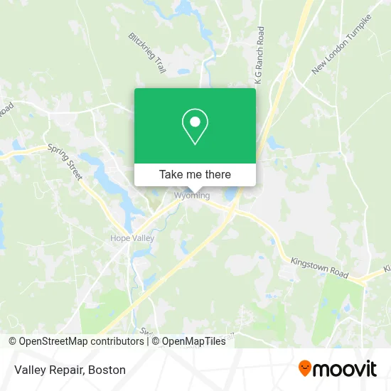 Valley Repair map