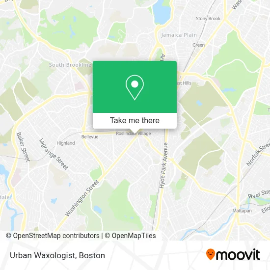 Urban Waxologist map