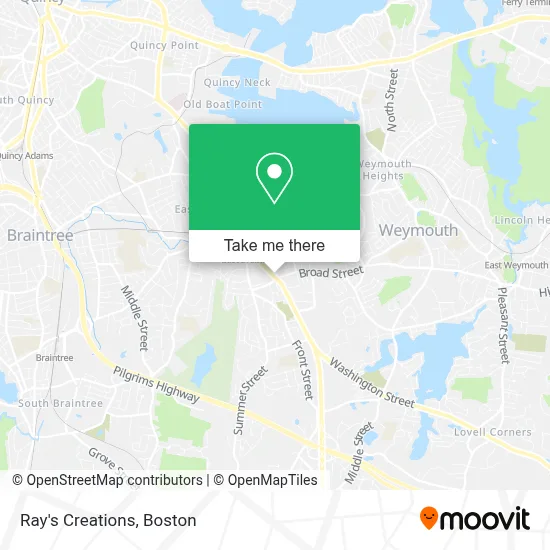 Ray's Creations map