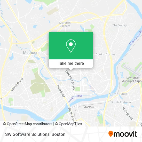 SW Software Solutions map