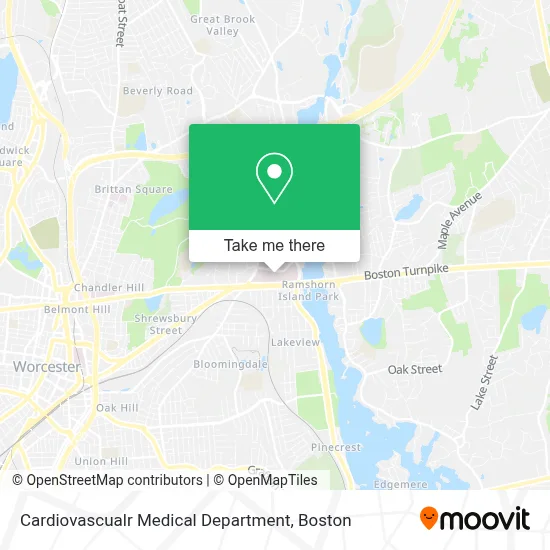 Cardiovascualr Medical Department map