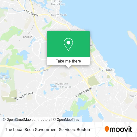 The Local Seen Government  Services map