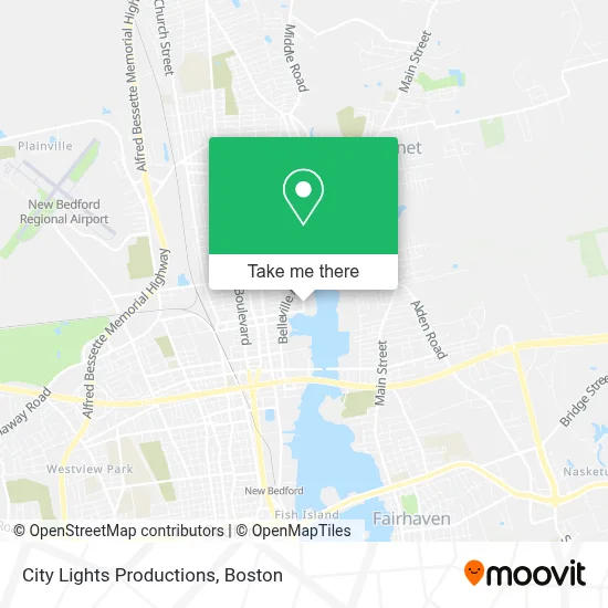 City Lights Productions map
